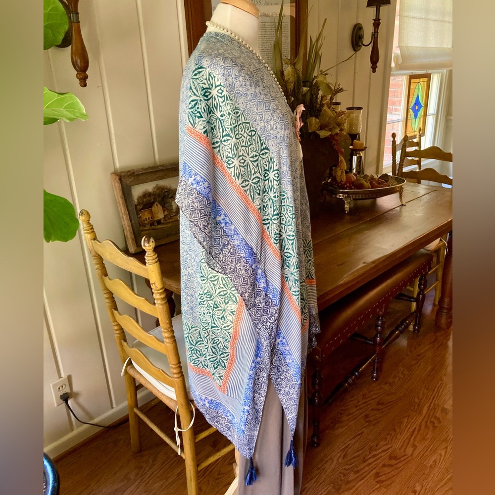 Do Everything In Love Multicolor Patterned Kimono - image 4